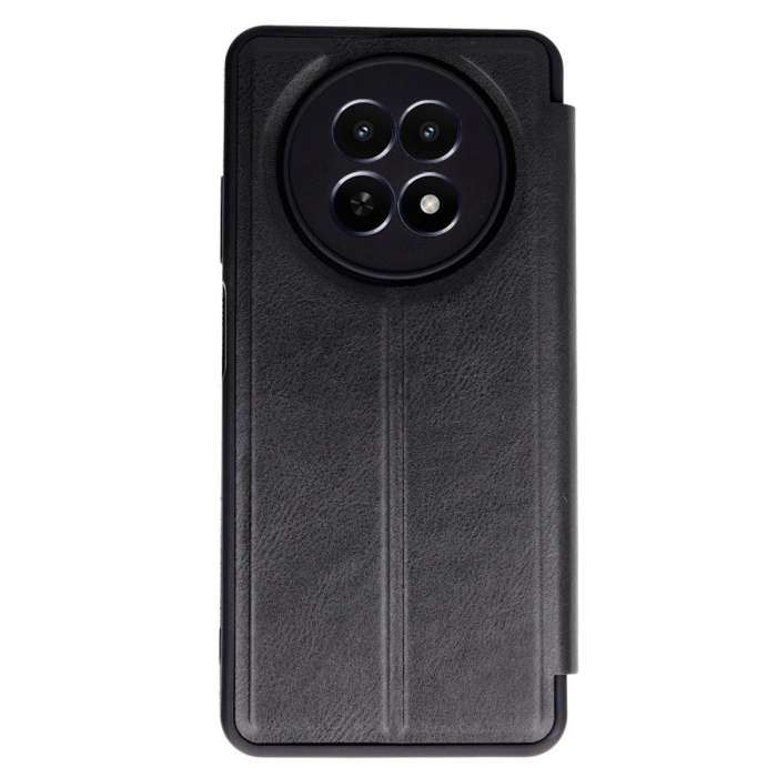 HERŞEYTREND Realme 12 5g Kılıf Flip Cover - Siyah