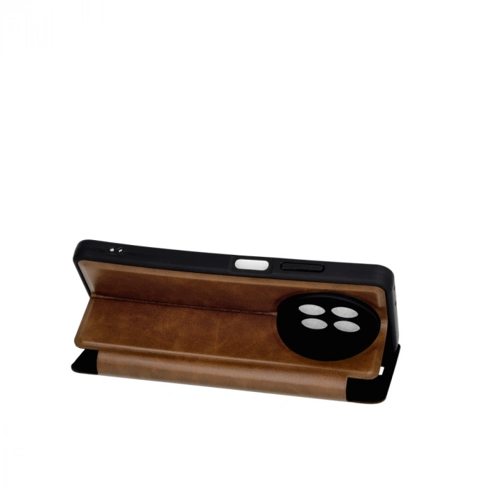 HERŞEYTREND Realme 12 5g Kılıf Flip Cover - Taba