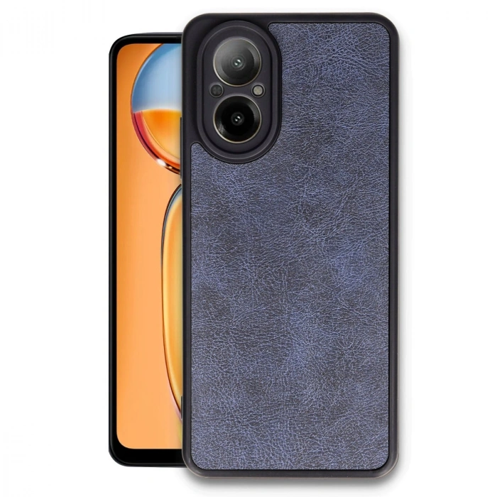 HERŞEYTREND Realme 12 Lite Kılıf Aras Deri Kapak - Lacivert