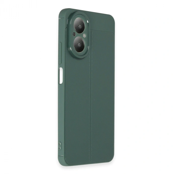 HERŞEYTREND Realme 12 Lite Kılıf Auto Focus Kapak - Koyu Yeşil