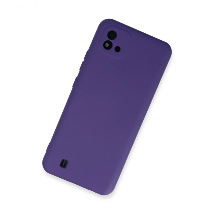 HERŞEYTREND Realme C11 2021 Kılıf Nano İçi Kadife Silikon - Mor