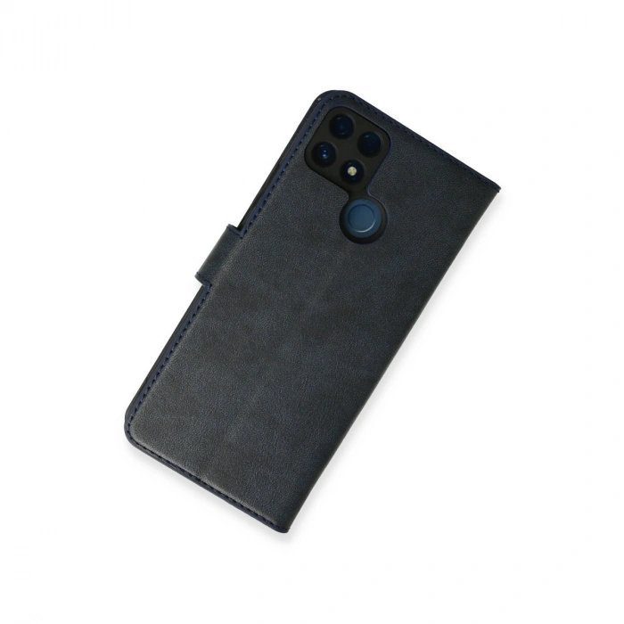 HERŞEYTREND Realme C25 Kılıf Trend S Plus Kapaklı Kılıf - Lacivert