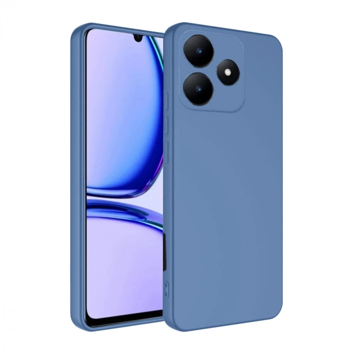 HERŞEYTREND Realme C61 Kılıf First Silikon - Mavi