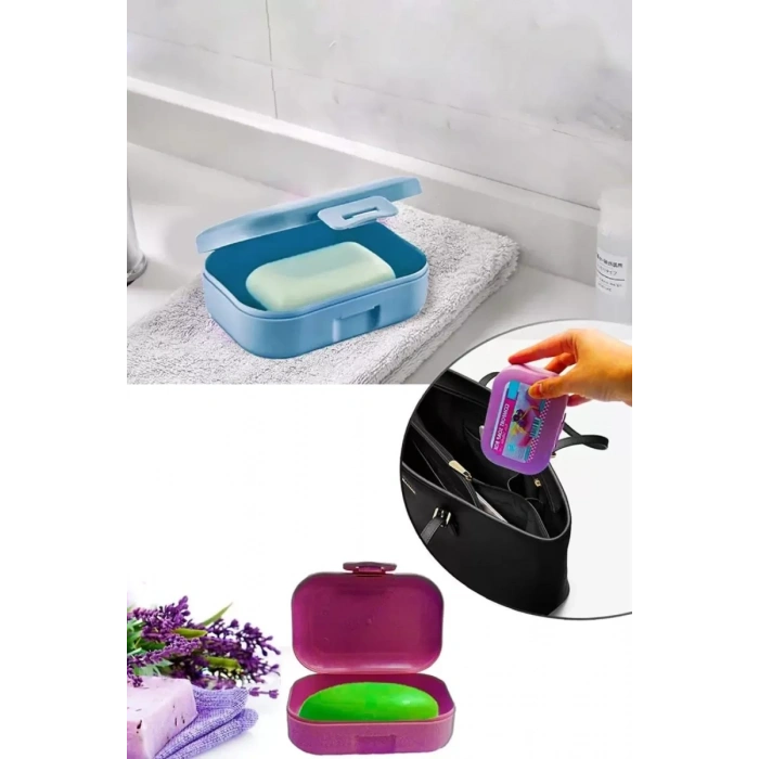 HERŞEYTREND Sabun Saklama Seyahat Kutusu