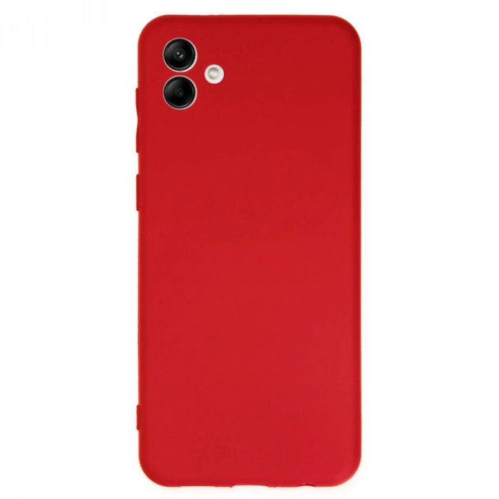 HERŞEYTREND Samsung Galaxy A04 Kılıf First Silikon - Kırmızı