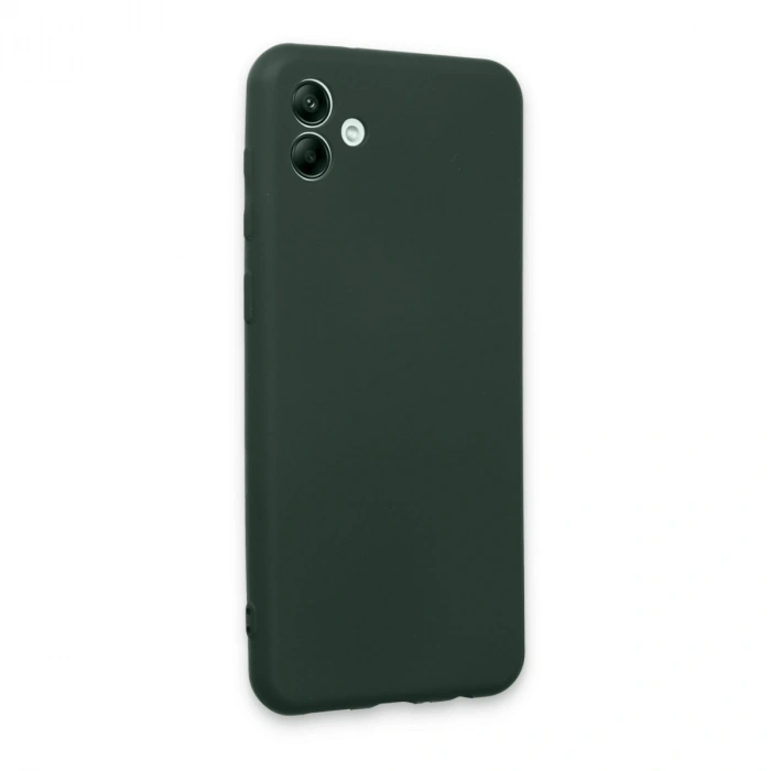 HERŞEYTREND Samsung Galaxy A04e Kılıf First Silikon - Koyu Yeşil