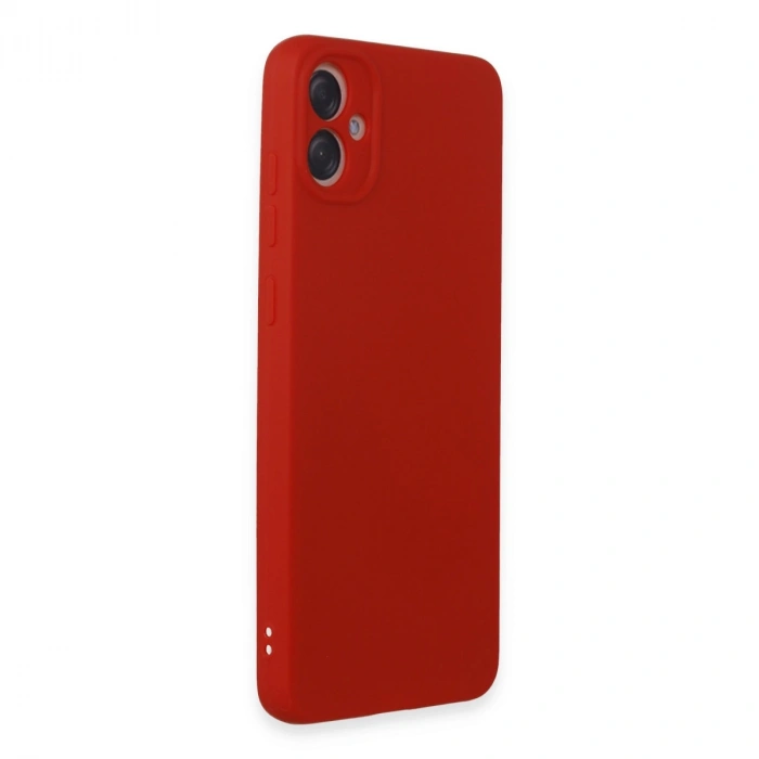 HERŞEYTREND Samsung Galaxy A05 Kılıf First Silikon - Kırmızı