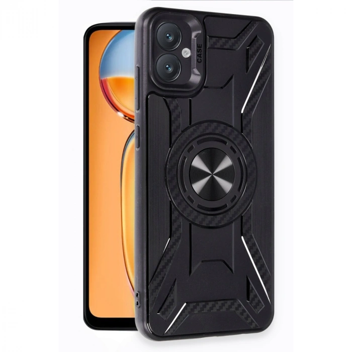 HERŞEYTREND Samsung Galaxy A05 Kılıf Lincoln Silikon - Siyah