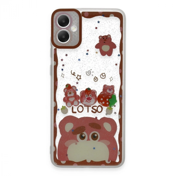 HERŞEYTREND Samsung Galaxy A05 Kılıf Sweet Desenli Silikon Kapak - Pembe