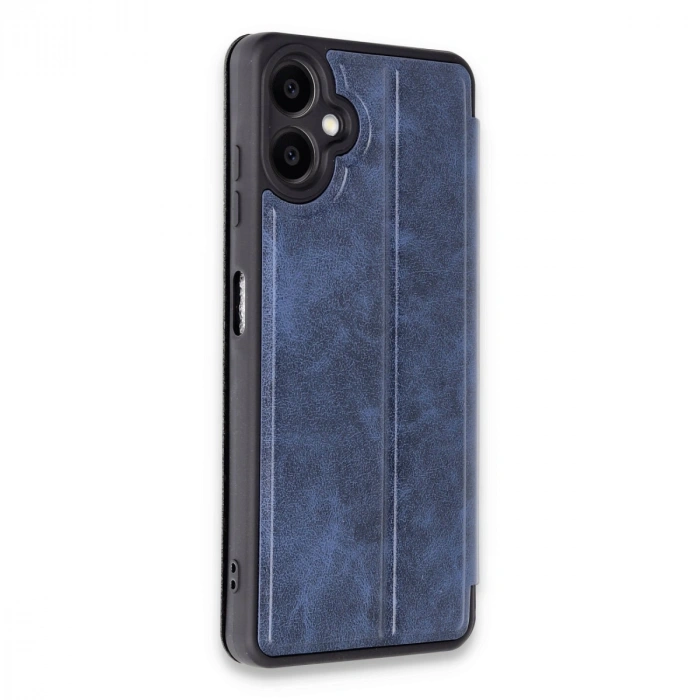 HERŞEYTREND Samsung Galaxy A06 Kılıf Flip Cover - Lacivert