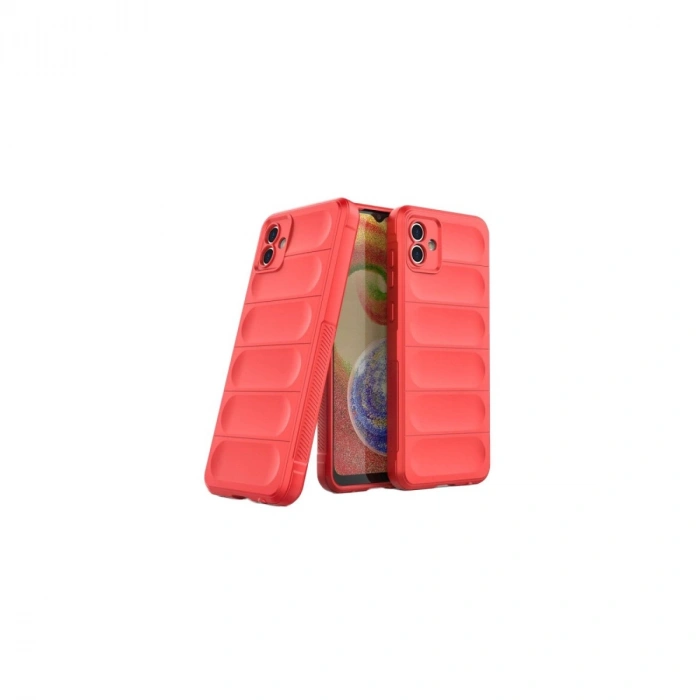 HERŞEYTREND Samsung Galaxy A06 Kılıf Optimum Silikon - Kırmızı