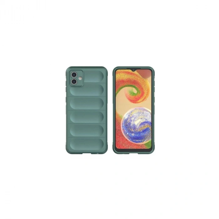HERŞEYTREND Samsung Galaxy A06 Kılıf Optimum Silikon - Koyu Yeşil