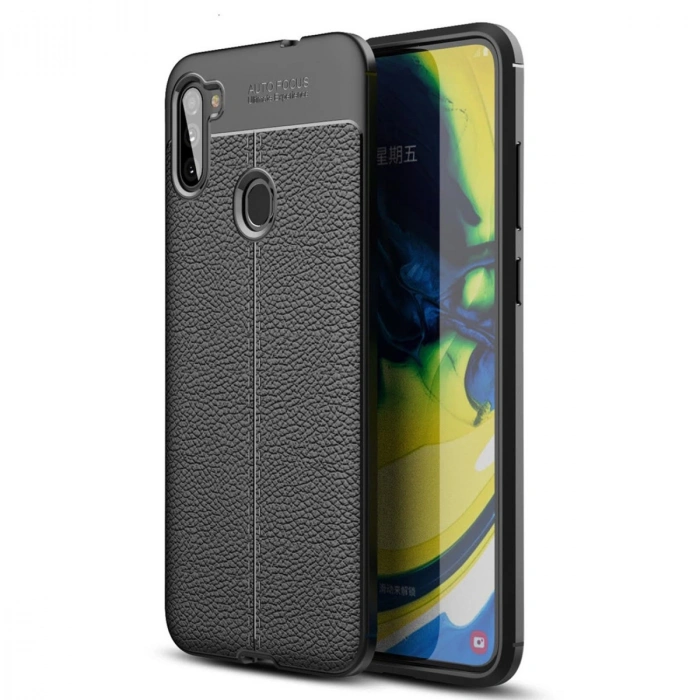 HERŞEYTREND Samsung Galaxy A11 Kılıf Auto Focus Kapak - Siyah