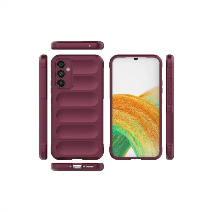 HERŞEYTREND Samsung Galaxy A15 4g Kılıf Optimum Silikon - Bordo