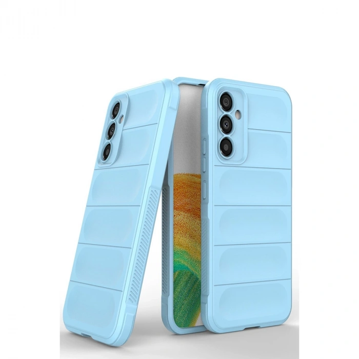 HERŞEYTREND Samsung Galaxy A15 4g Kılıf Optimum Silikon - Sky Blue