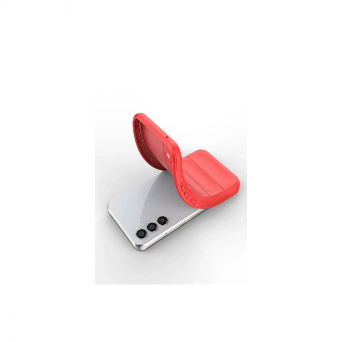 HERŞEYTREND Samsung Galaxy A16 5g Kılıf Optimum Silikon - Kırmızı