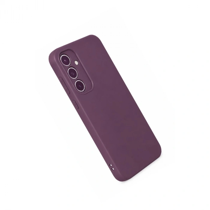 HERŞEYTREND Samsung Galaxy A35 5g Kılıf First Silikon - Mürdüm
