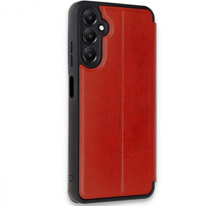 HERŞEYTREND Samsung Galaxy A35 5g Kılıf Flip Cover - Kırmızı