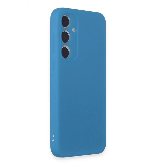 HERŞEYTREND Samsung Galaxy A55 5g Kılıf First Silikon - Mavi