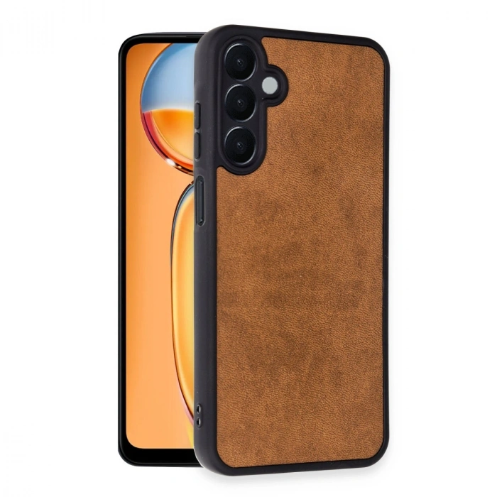 HERŞEYTREND Samsung Galaxy M15 Kılıf Aras Deri Kapak - Taba