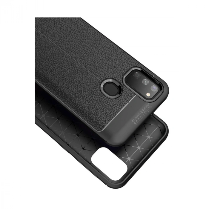 HERŞEYTREND Samsung Galaxy M30s Kılıf Auto Focus Kapak - Kırmızı