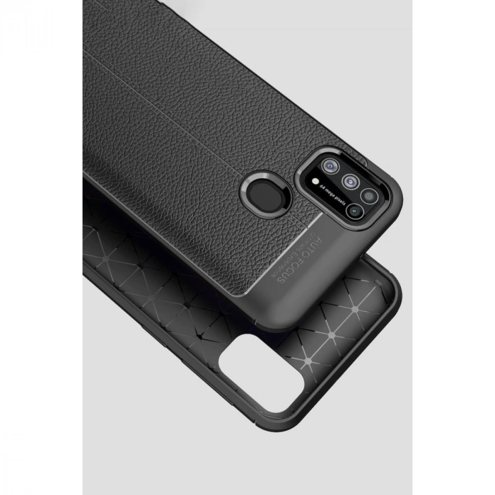 HERŞEYTREND Samsung Galaxy M31 Kılıf Auto Focus Kapak - Kırmızı