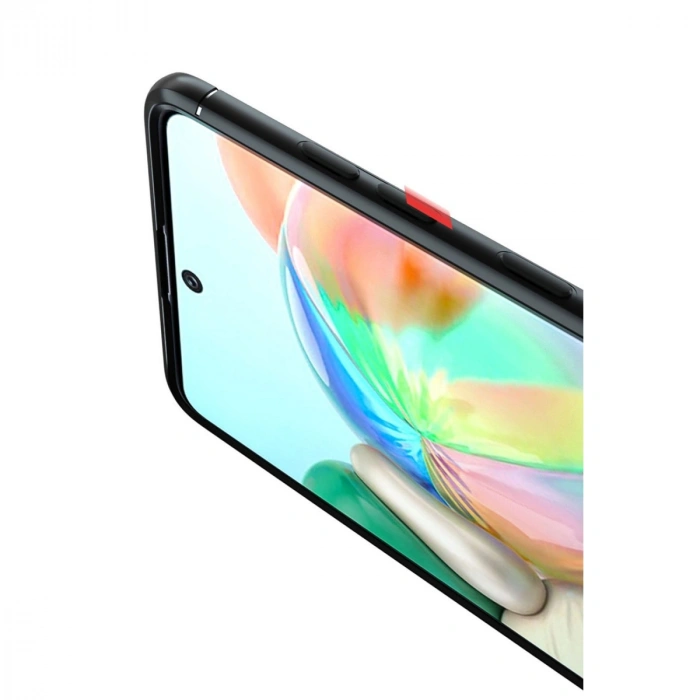 HERŞEYTREND Samsung Galaxy M31s Kılıf Range Yüzüklü Silikon - Kırmızı