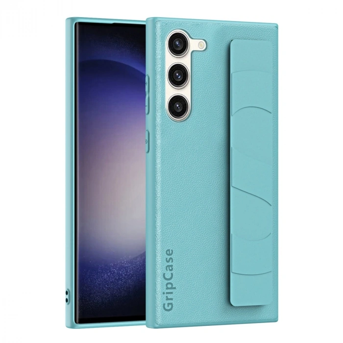 HERŞEYTREND Samsung Galaxy S24 Kılıf Data Kapak - Açık Mavi