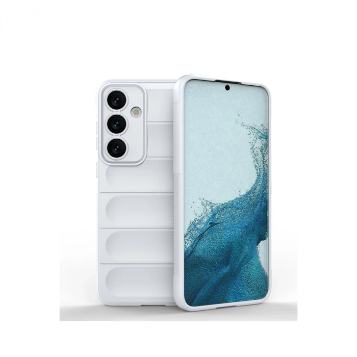 HERŞEYTREND Samsung Galaxy S24 Kılıf Optimum Silikon - Krem