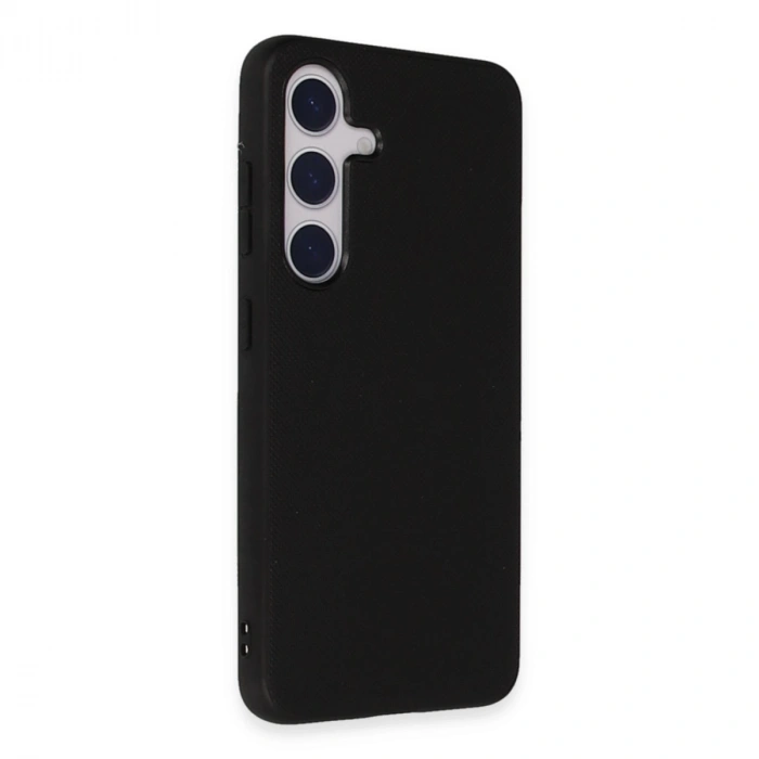 HERŞEYTREND Samsung Galaxy S24 Kılıf Taft Kapak - Siyah