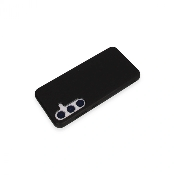 HERŞEYTREND Samsung Galaxy S24 Kılıf Taft Kapak - Siyah