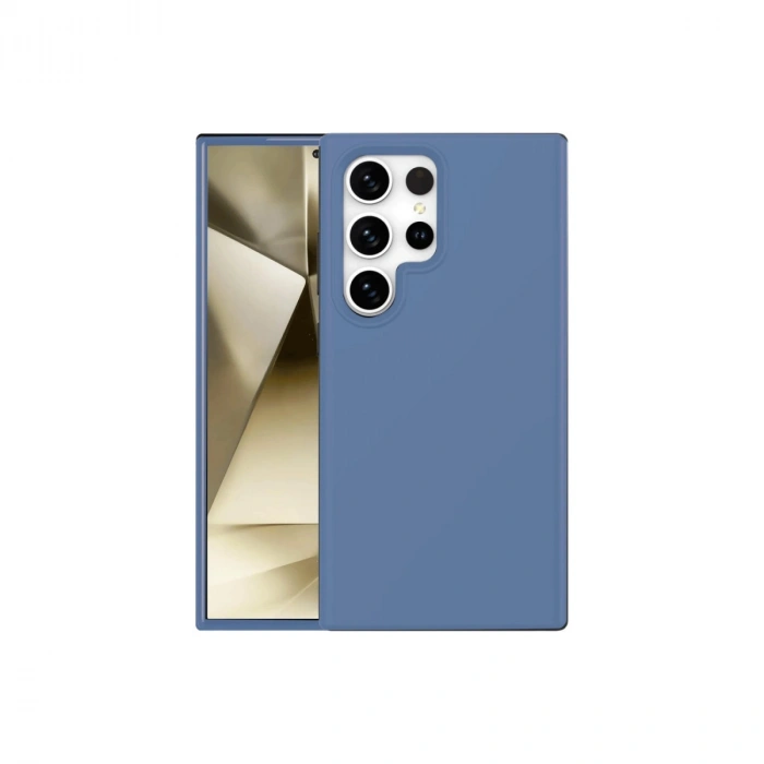 HERŞEYTREND Samsung Galaxy S24 Ultra Kılıf First Silikon - Mavi