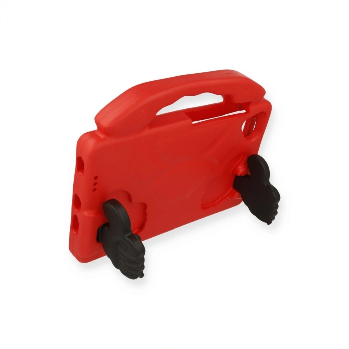 HERŞEYTREND Samsung Galaxy Tab A9 Kılıf Like Stantlı Tablet Silikon - Kırmızı