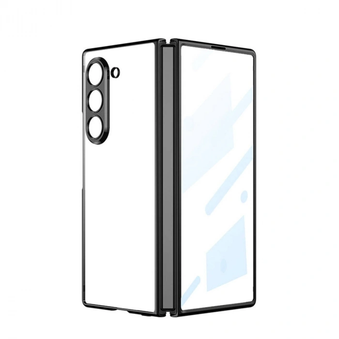 HERŞEYTREND Samsung Galaxy Z Fold 5 Kılıf Fold Element Kapak - Siyah