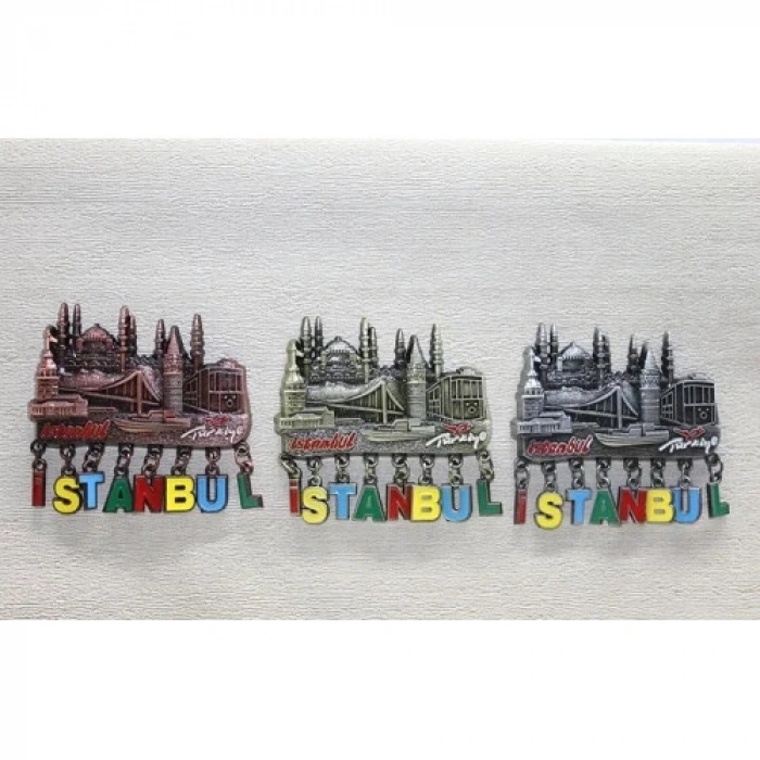 HERŞEYTREND Sarkaçlı İstanbul Temalı Magnet