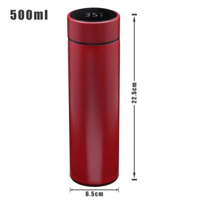 HERŞEYTREND Sıcaklık Göstergeli Dijital Termos 500 ml