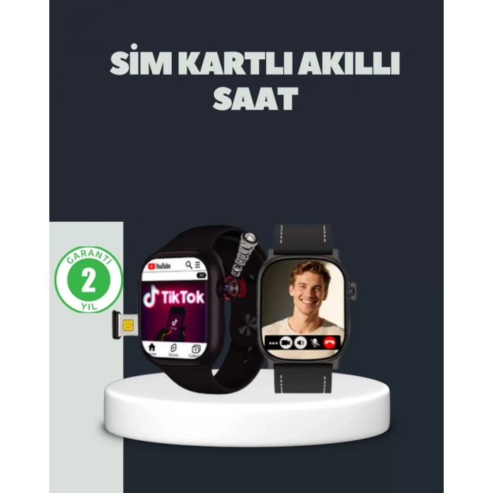 HERŞEYTREND SIM Kartlı GPS Destekli Akıllı Saat Sesli Görüşmeli