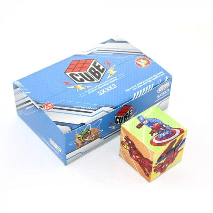 HERŞEYTREND Süper Kahramanlı Küp Yapboz