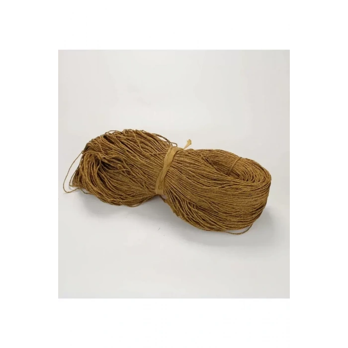 HERŞEYTREND Taba Renk Çile Kağıt İp Çanta Ipi Supla Ipi  No:42 - (550-600 gr) Mudanis