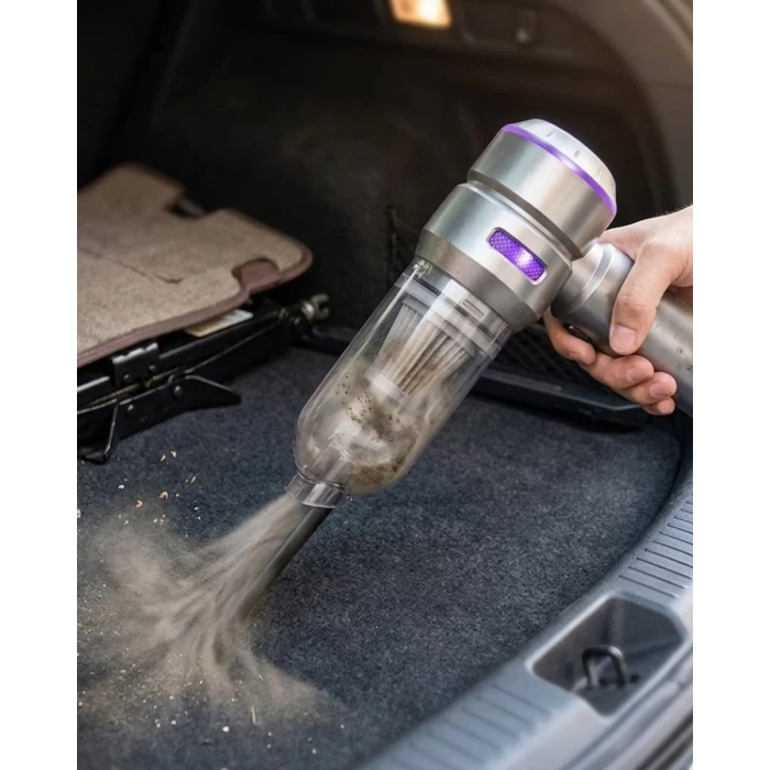HERŞEYTREND Taşınabilir Mini Süpürge Güçlü Çekim ve Kolay Kullanım