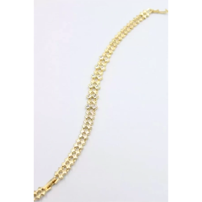 HERŞEYTREND Taşlı Xuping Bileklik - Altın