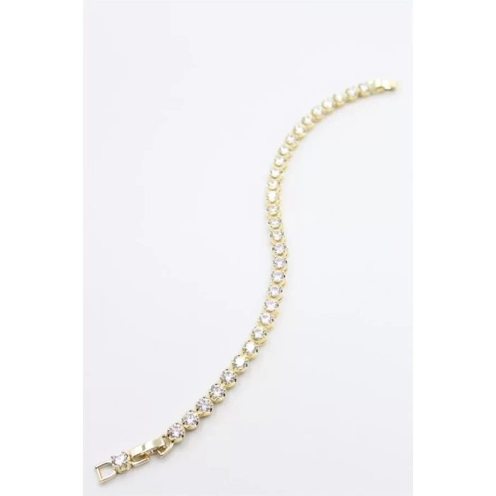 HERŞEYTREND Taşlı Xuping Bileklik - Altın