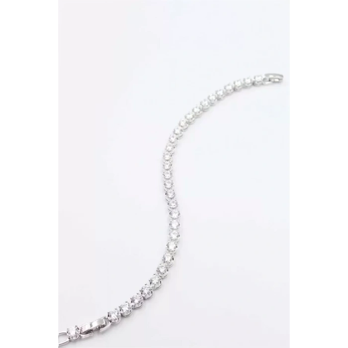 HERŞEYTREND Taşlı Xuping Bileklik - Gümüş