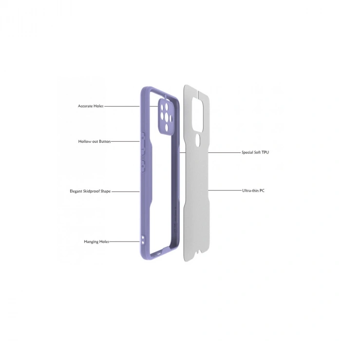 HERŞEYTREND Tecno Camon 16 Kılıf Platin Silikon - Siyah