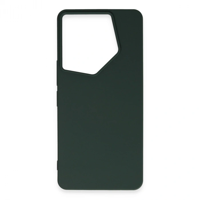 HERŞEYTREND Tecno Camon 20 Pro 5g Kılıf First Silikon - Koyu Yeşil