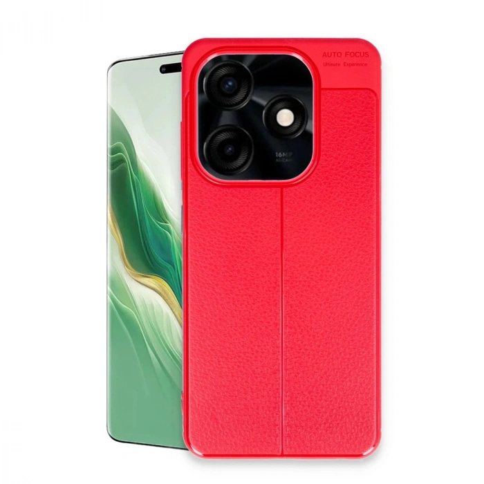 HERŞEYTREND Tecno Spark Go 2024 Kılıf Auto Focus Kapak - Kırmızı