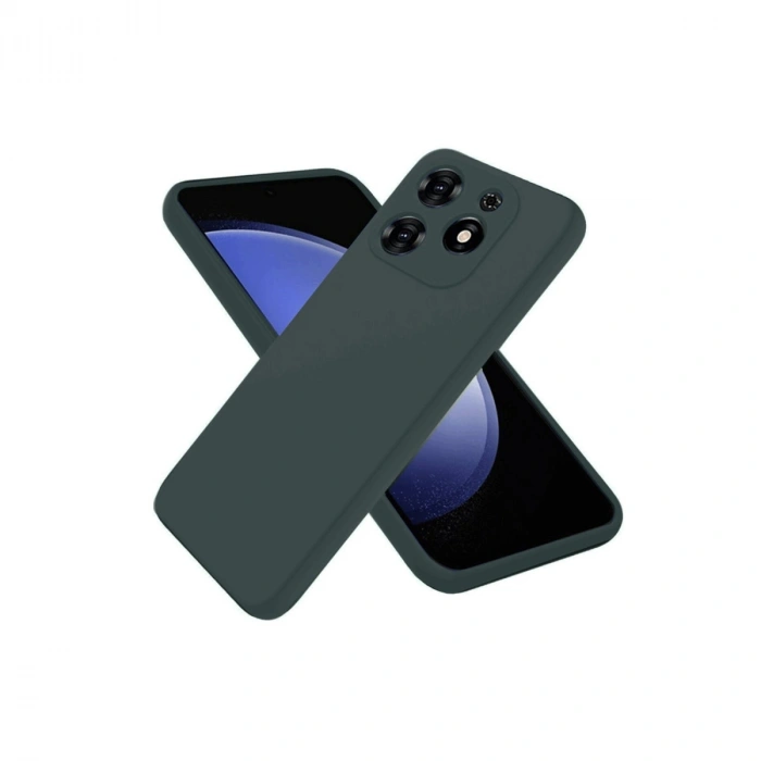HERŞEYTREND Tecno Spark Go 2024 Kılıf First Silikon - Koyu Yeşil