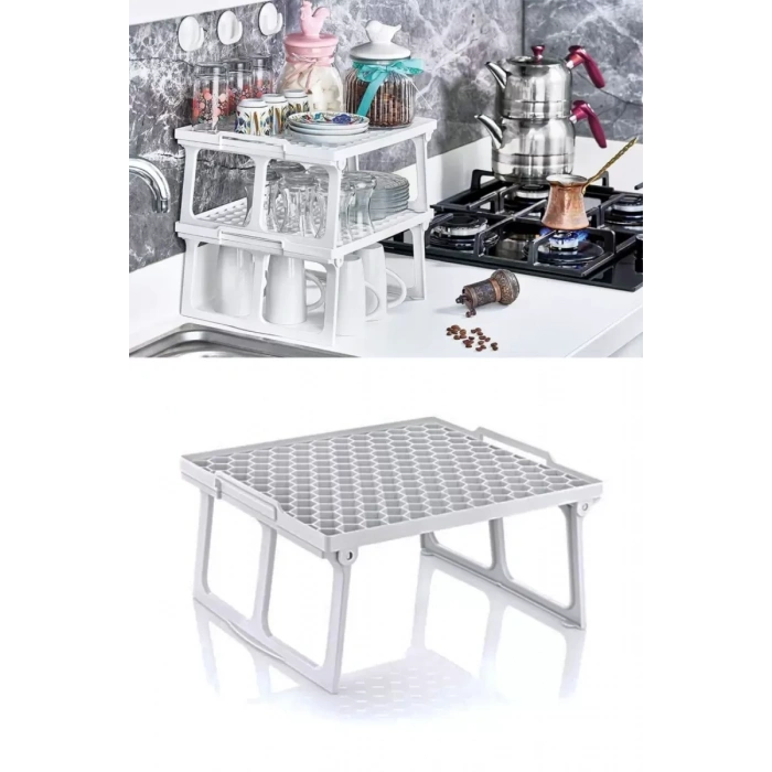 HERŞEYTREND Tek Katlı Süper Raf 28X30 cm