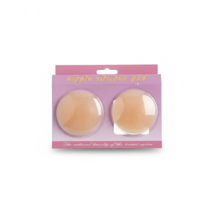 HERŞEYTREND Tekrar Kullanılabilir Silikon Nipple Pad Gün Boyu Sabit