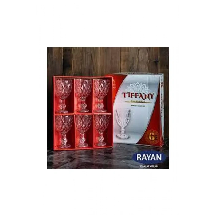 HERŞEYTREND Tiffany 6lı Lüx Ayaklı Bardak Royaleks-82628